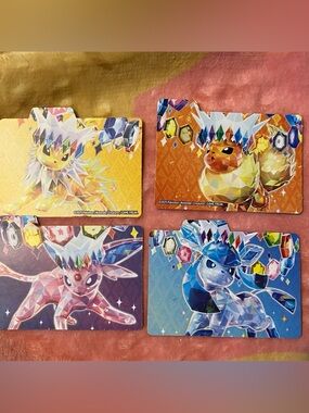 *BUNDLE FOR DEAL* 4 Pokémon Prismatic Evolutions Dividers